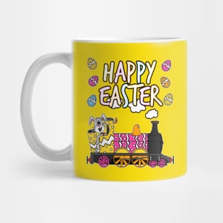 Easter Steam Train Railroad Enthusiast Mug